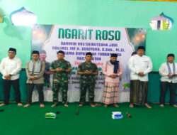 Dandim 0801/Pacitan Bersama Forkopimda Pacitan Dampingi Danrem 081/Dsj Ikuti Safari Ramadhan Ngarit Roso