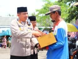 Indahnya Berbagi, Kapolres Magetan Salurkan Bantuan Kemanusian Untuk Warga