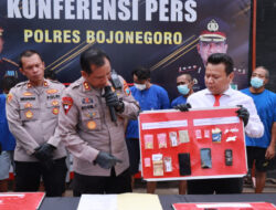 Polres Bojonegoro Berhasil Mengungkap 25 Kasus Saat Ops Pekat Semeru 2023