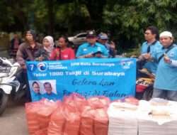 Gerakan sebar Seribu Takjil DPD Gelora Surabaya, Ramadan 1444 Hijriyah