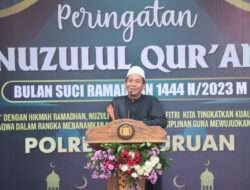 Polres Pasuruan Peringati Nuzulul Qur’an 1444 H dan Peresmian Gedung Wiratama Bhayangkara