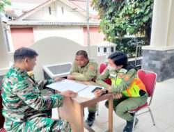 Babinsa Tipes Pesan Tingkatkan Kamtibmas kepada Satuan Linmas