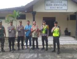 Gereja Gelar Perayaan Paskah, TNI-Polri Ngadirojo Siap Berikan Pengamanan