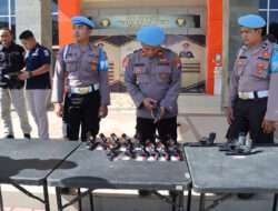 Jelang Operasi Ketupat Semeru 2023, Polres Gresik Cek Seluruh Senjata Api Anggota
