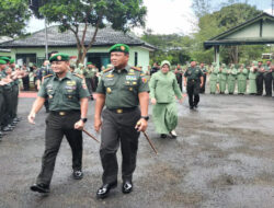 Kodim 0801/Pacitan Menerima Kunjungan Pangdam V/Brw Mayjen TNI Farid Maruf, M.A.