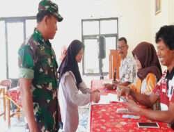 Ini Harapan Serda Mintoyo Pada Warga Penerima BLT-DD