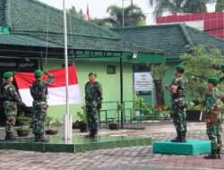 Pimpin Upacara Bendera 17 an, Dandim Ngawi Bacakan Amanat Panglima TNI