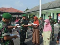 Kodim Boyolali Salurkan Zakat Fitrah Untuk Warga