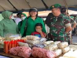 Jelang Hari Raya Idul Fitri, Kodim Wonogiri Gelar Bazar Murah