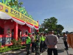 Babinsa Jajaran Kodim Boyolali Ikut Terjun Pengamanan Arus Mudik Lebaran