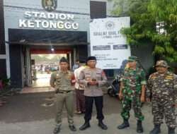 Komandan Koramil 0805/01 Ngawi Pimpin Pengamanan Sholat Idul Fitri 1444 H di Stadion Ketonggo Ngawi