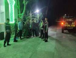 TNI-Polri Di Puhpelem Laksanakan Patroli Gabungan Malam Takbir Idul Fitri 1444 H