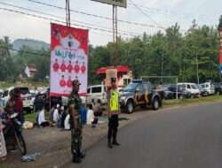 Koramil Dan Polsek Batuwarno Bersinergi Dalam Pengamanan Shalat Idul Fitri 1444 H