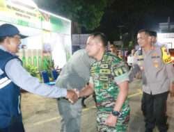 Cek Kesiapan Personil, Dandim Pacitan Bersama Forkopimda Tinjau Posko Pengamanan Idul Fitri 1444 H