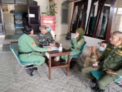 Silaturahmi Babinsa dan Linmas Harus Tetap Terjaga Demi Keamanan wilayah