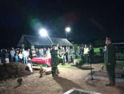 Penghormatan Terahir, Kodim Gelar Upacara Pemakaman Secara Militer