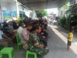 Bersama Bhabinkamtibmas, Babinsa Jagalan Takji’ah Warganya Yang Meninggal Dunia