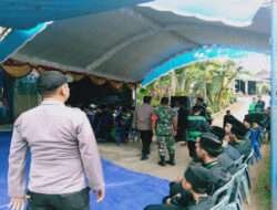 Pererat Silaturrahmi, Babinsa Koramil 0805/10 Sine Hadiri Acara Halal Bihalal PSNU