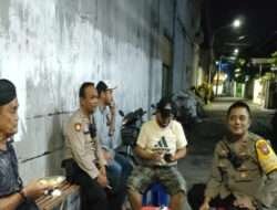 Polsek Tambaksari Sambang Warga Kalikepiting Jaya Kelurahan Pacarkembang