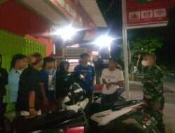 Koramil 0820/22 Dringu, Gelar Komsos dan Patroli Menjaga Wilayah Teritorial