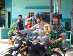 Sinergi TNI-Polri, Patroli Bersama Naik Motor Jaga Kamtibmas