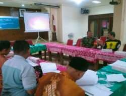 Sukseskan Program Pemerintah Babinsa Joyotakan Koramil 03/Serengan Hadiri Forum Komunikasi Publik (FKP)