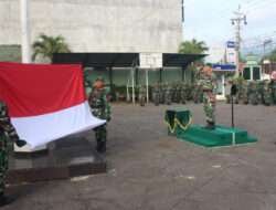 Guna Memupuk Jiwa Kejuangan, Patriotisme Dan Nasionalisme, Kodim 0728/Wonogiri Gelar Upacara Hari Senin
