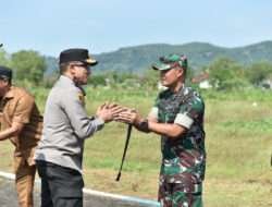 Dandim 0801/Pacitan Bersama Forkopimda Sambut Kedatangan Waka Polda Jatim