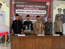 Sukseskan Pemilu 2024, Danramil 0801/05 Nawangan Hadiri Rapat Pleno Rekapitulasi Perubahan Perbaikan DPS