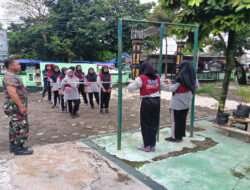 Motivasi Generasi Muda Untuk Meraih Cita-cita, Babinsa Koramil 0805/13 Kedunggalar Latih Fisik dan Mental