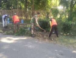 Komsos, Koramil Maron Memprakarsai Kerja Bakti