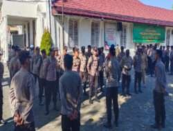 Amankan Pilkades, Polres Probolinggo Kota Berangkatkan 1 Peleton BKO