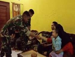 Waktu Luang Tak Disia-siakan Satgas TMMD Untuk Jalin Komsos Dan Silaturahmi Dengan Warga