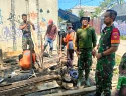 Tinjau Sasaran Fisik, Dansatgas TMMD Reguler Ke-116 Kodim 0735/Surakarta Cek Pengerjaan MCK Umum