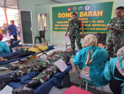 TMMD Sengkuyung Desa Blagung Hadirkan Kegiatan Donor Darah