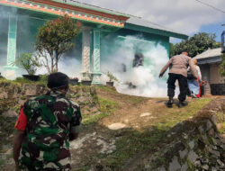 Serka Suyoto Dampingi Pelaksanaan Fogging Di Wilayah Binaannya