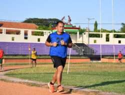 Uji Kemampuan Fisik, Dandim 0801/Pacitan Ikuti Tes Samapta Periodik I TA. 2023