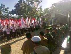 Peringati Dzikro Haul KH Abdul Manan Dipomenggolo, Personil Kodim 0801/Pacitan Ikuti Kirab Panji Pusaka Negoro