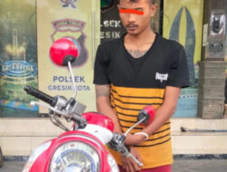 Tak Punya Tiket Untuk pulang, Pemuda Bawean Nekat Curi Motor di Gresik