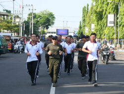 Dandim 0802/Ponorogo : Olahraga Bersama Wujudkan Sinergitas TNI Polri