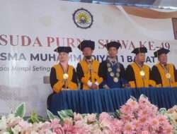 Wisuda Purna Siswa SMA Muhiba Dihadiri Danramil dan Kapolsek Babat