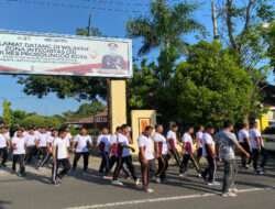 Jaga Kondisi Fisik Polres Probolinggo Kota Gelar Olahraga Bersama