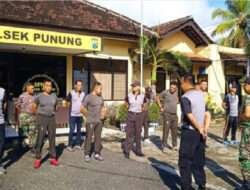 Pererat Sinergitas TNI-Polri, Koramil 0801/10 Punung Bersama Polsek Punung Olahraga Bersama