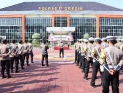 Tingkatkan Pelayanan Prima Msyarakat Polres Gresik Gelar Apel Polisi RW