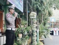 Melalui Edukasi Taat Berlaku, Satlantas Polres Gresik Sosialiasi pelajar SMP