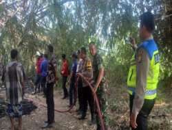 Koramil Wonoasih Bersama Sejumlah Pihak Padamkan Kebakaran