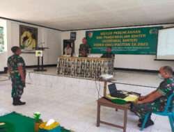Guna Menciptakan Sistim Pertahanan, Kodim 0801/Pacitan Menggelar Sisrendal Tahun 2023