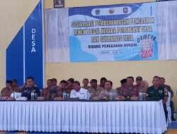 Babinsa Koramil 0801/03 Arjosari Hadiri Sosialisasi Rokok Ilegal Serta Pengukuhan Satlinmas