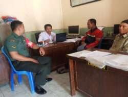 Perkuat Hubungan, Babinsa Silaturahmi dengan Perangkat Desa