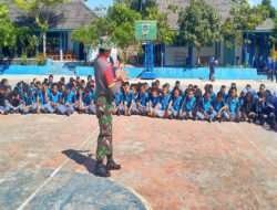 Bentuk Sikap Mental dan Karakter, Prajurit TNI Di Giritontro Berikam Pelatihan PBB dan Kesemaptaan Pelajar SMKN 1 Kelautan